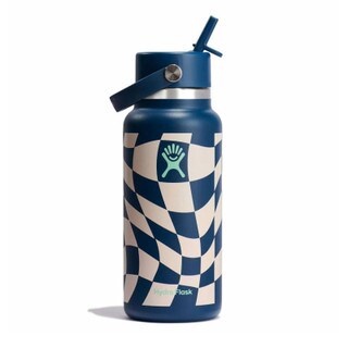 32 oz Hydrofalsk Indigo Checkered